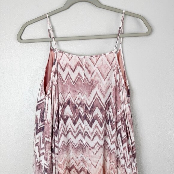 NWT Paper Crane pink white sleeveless asymmetrical ombre sundress S - Picture 8 of 12